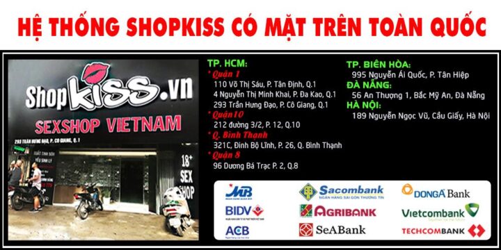Hệ thống Shopkiss có mặt trên toàn quốc