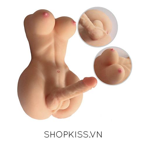 Búp bê Les LadyMan BB12D: Giải pháp thăng hoa cho phái nữ Búp bê tình dục bán thân lưỡng tính cho Les LadyMan BB12D giá rẻ