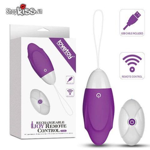 Trứng Rung IJOY LoveToy EG28: Điều Khiển Khoái Cảm Từ Xa Trứng rung điều khiển từ xa IJOY LoveToy rung 10 chế độ
