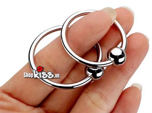 Vòng Đeo Dương Vật Inox 1 Bi DC70E Bền Bỉ Tăng Khoái Cảm Vòng 1 bi đeo dương vật inox không gỉ DC70E siêu bền