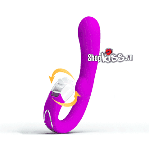Máy rung liếm điểm G Prettylove Magic Tongue DC88K mô phỏng hành động kích thích kép, mang lại khoái cảm mãnh liệt cho nữ giới.
