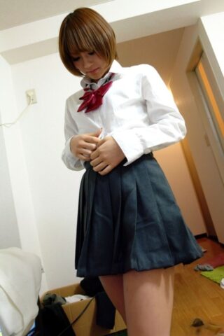 75131795_047_9db7 College Uniform featuring Aika Saeki Hot Photos