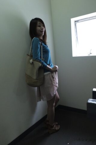 43005252_013_6fac Japanese girl Tomomi Matsuda gives a blowjob in a bathroom before upskirt play