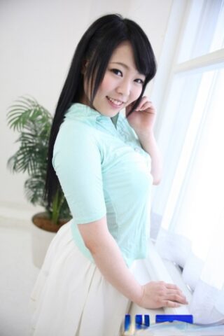 44558650_002_6798 Adorable Japanese girl Yui Kawagoe poses by herself before having sex